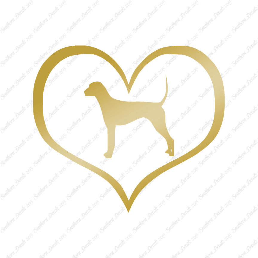 Plott Hound Dog Heart Love