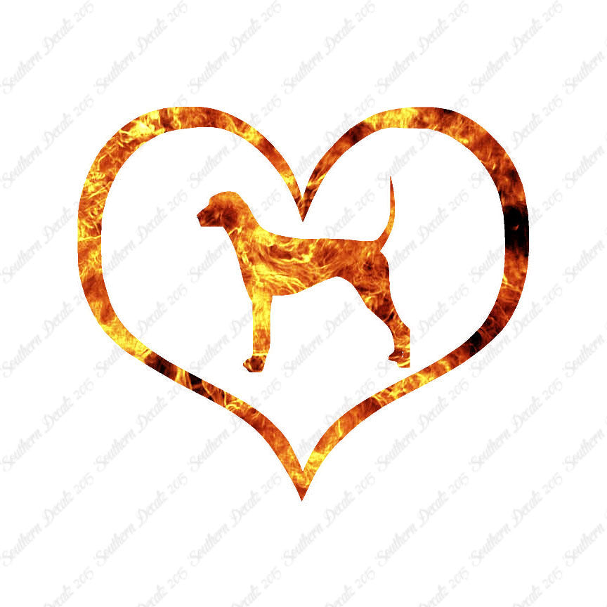 Plott Hound Dog Heart Love
