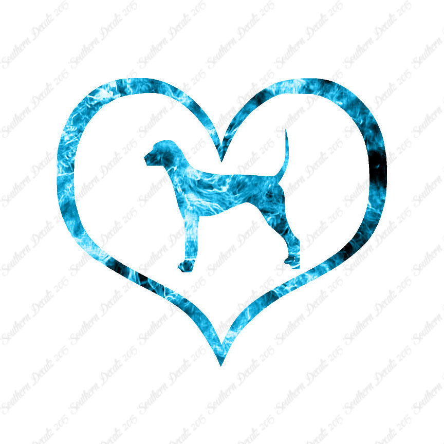 Plott Hound Dog Heart Love