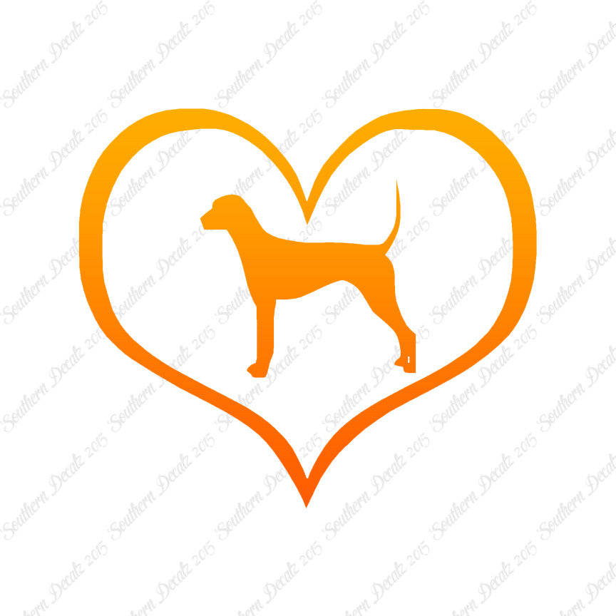 Plott Hound Dog Heart Love