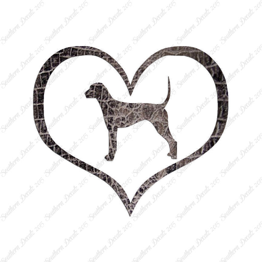 Plott Hound Dog Heart Love