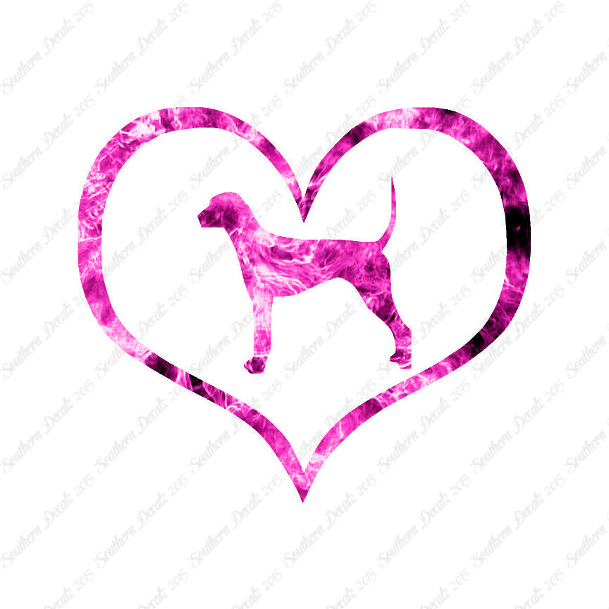 Plott Hound Dog Heart Love