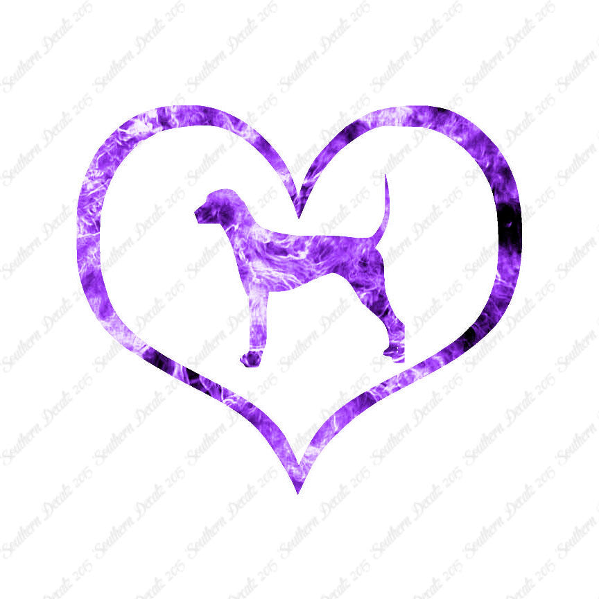 Plott Hound Dog Heart Love