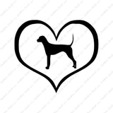 Plott Hound Dog Heart Love