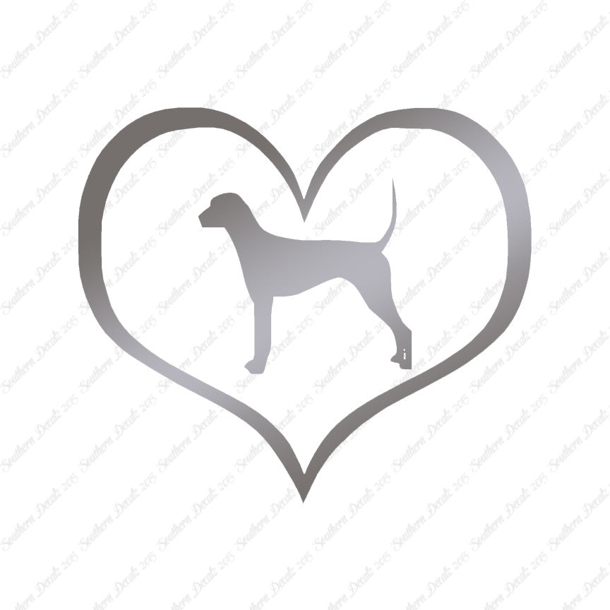 Plott Hound Dog Heart Love