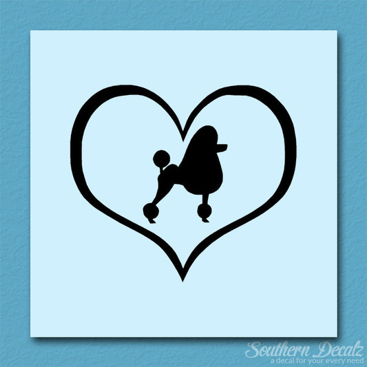 Poodle Dog Heart Love