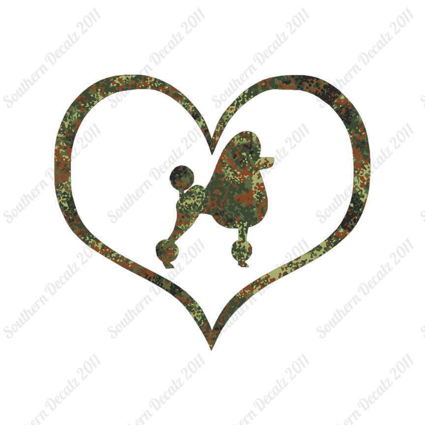 Poodle Dog Heart Love