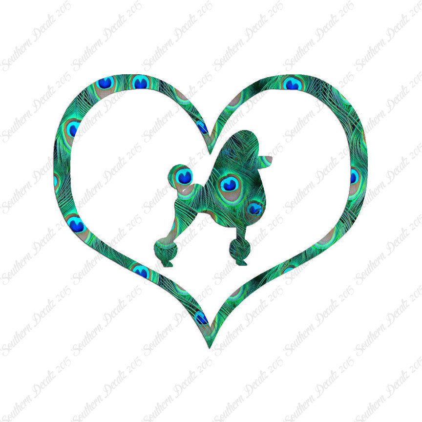 Poodle Dog Heart Love