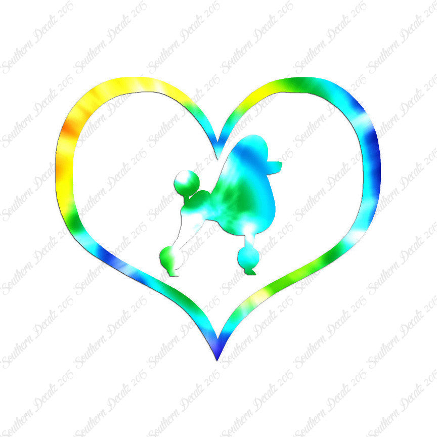 Poodle Dog Heart Love