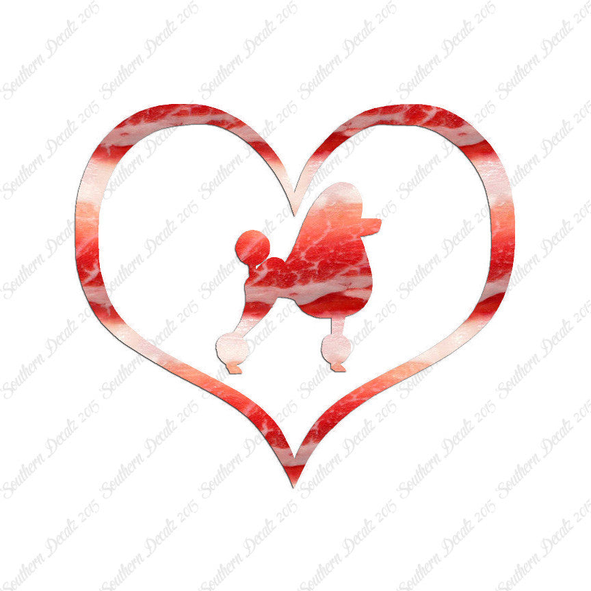 Poodle Dog Heart Love