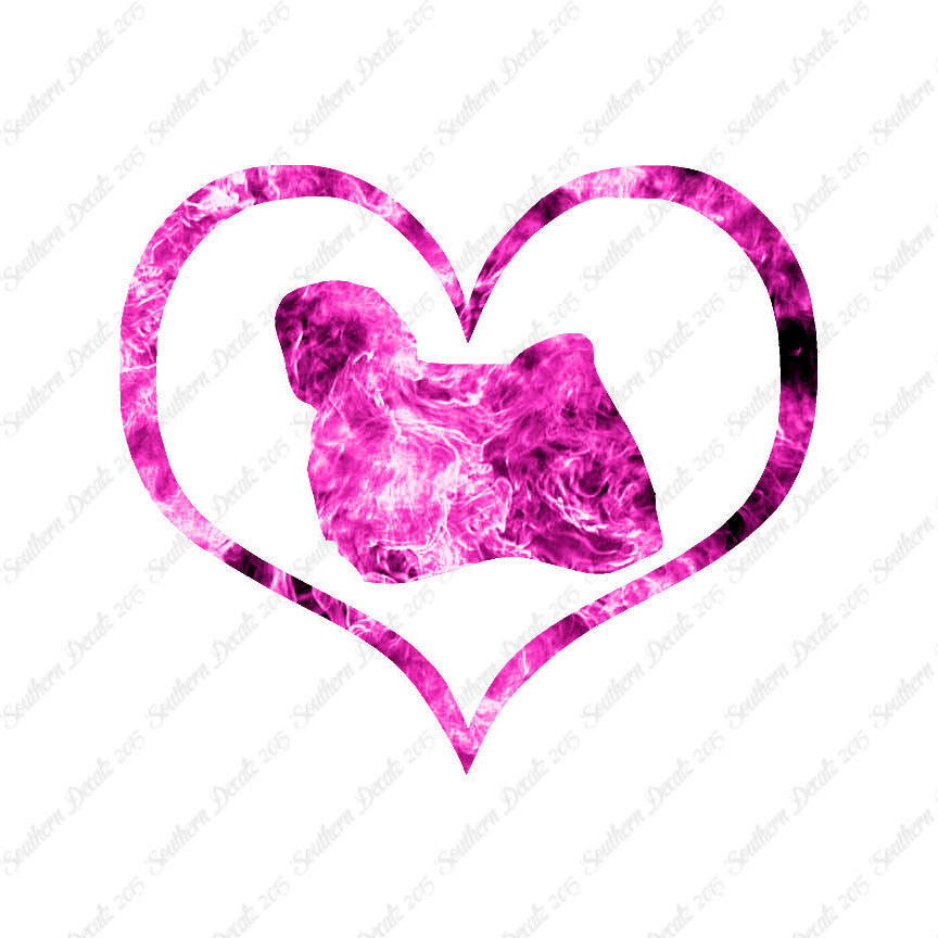 Puli Dog Heart Love