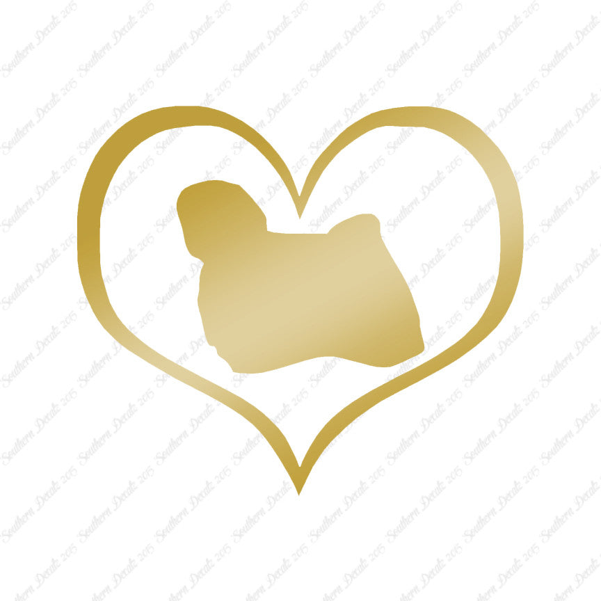 Puli Dog Heart Love