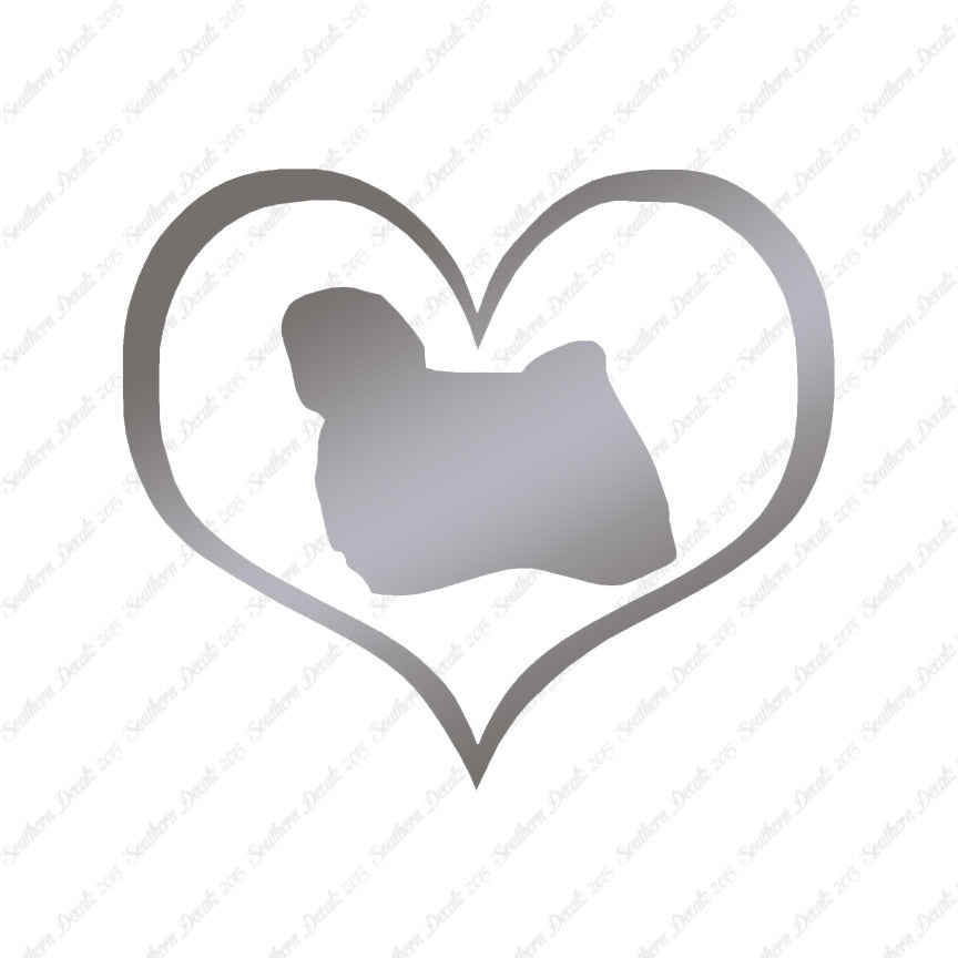 Puli Dog Heart Love