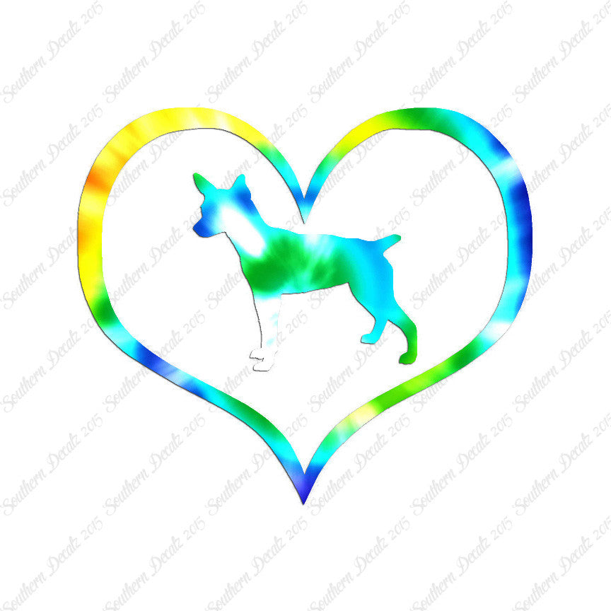 Rat Terrier Dog Heart Love