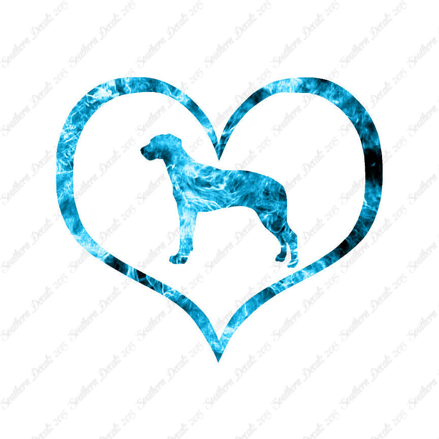 Rhodesian Ridgeback Dog Heart Love