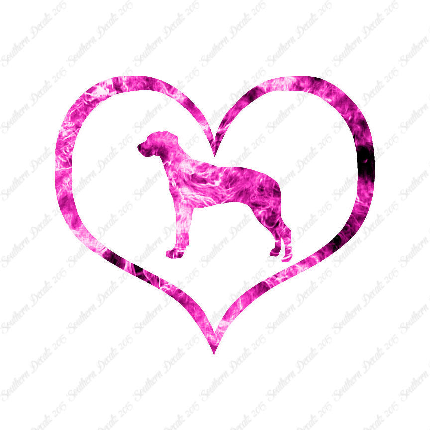 Rhodesian Ridgeback Dog Heart Love