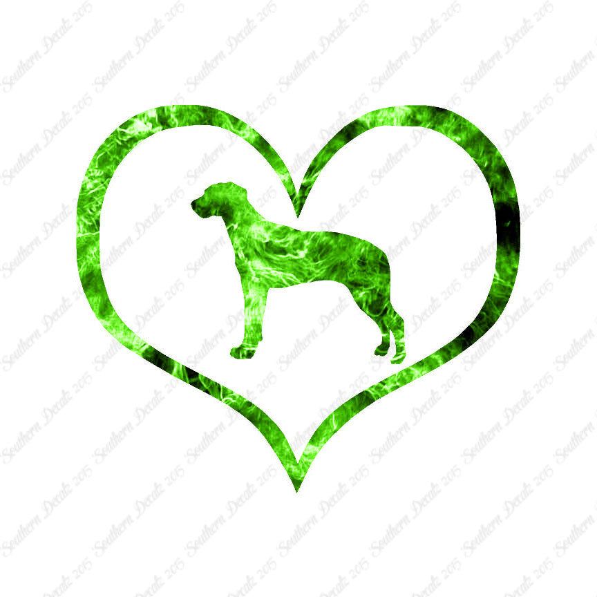 Rhodesian Ridgeback Dog Heart Love