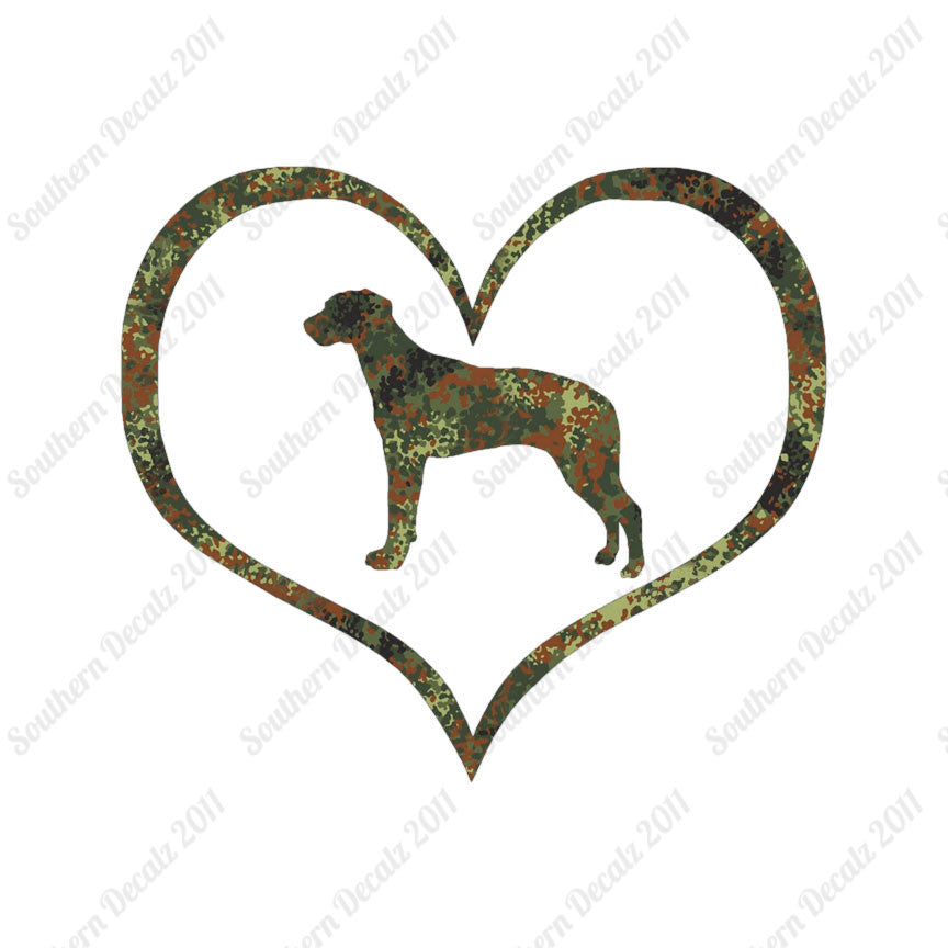 Rhodesian Ridgeback Dog Heart Love