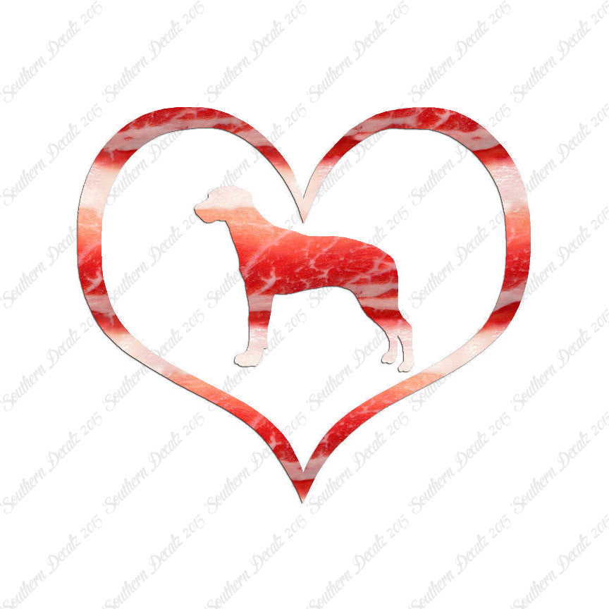Rhodesian Ridgeback Dog Heart Love