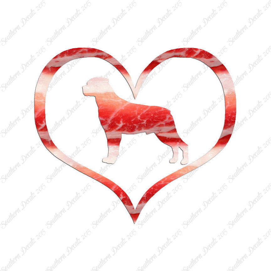 Rottweiler Dog Heart Love