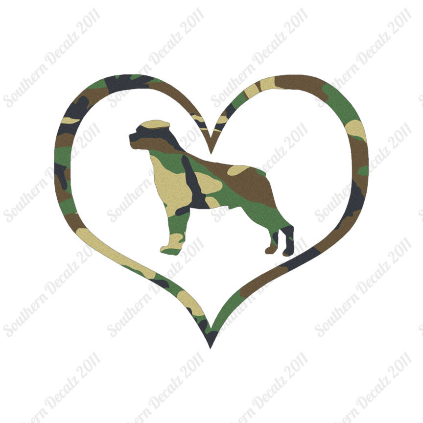 Rottweiler Dog Heart Love