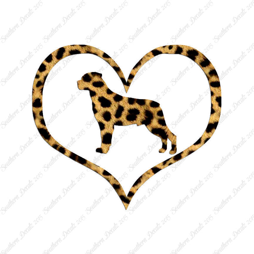 Rottweiler Dog Heart Love