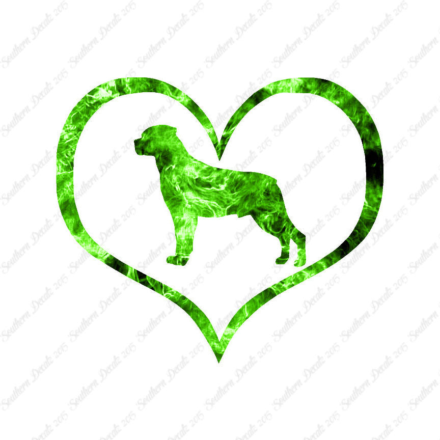 Rottweiler Dog Heart Love