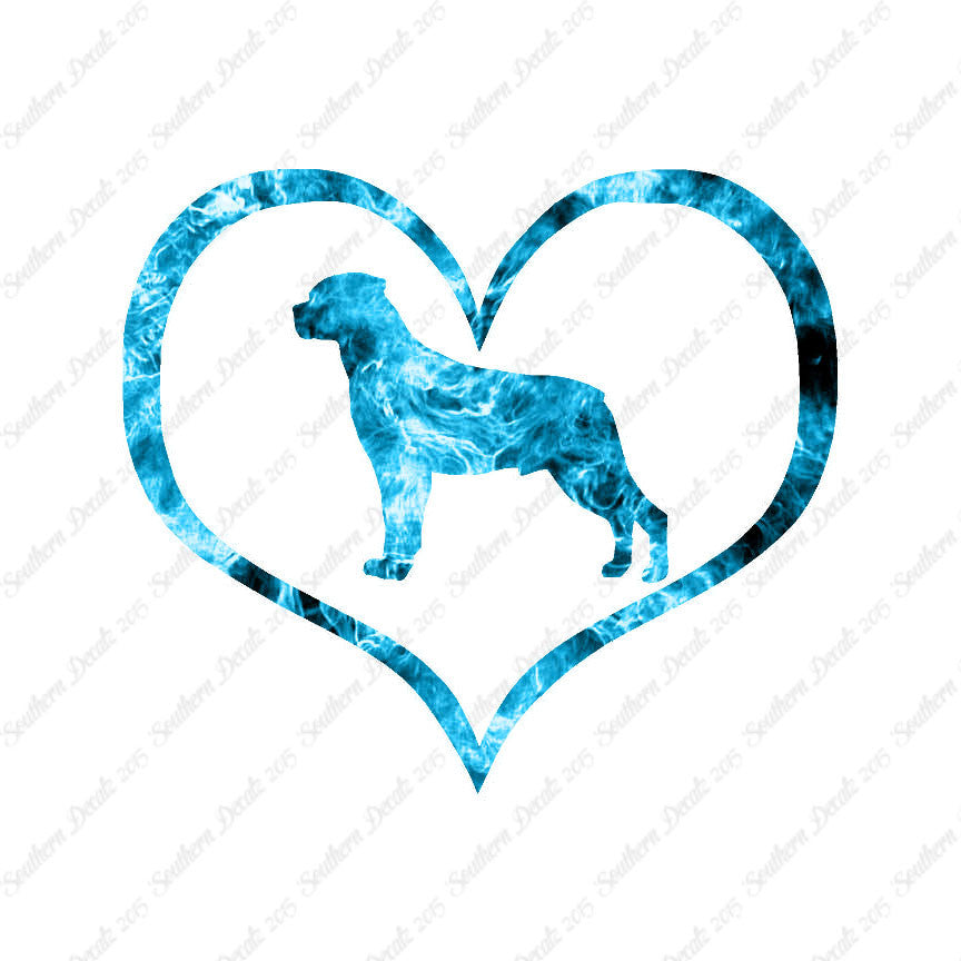 Rottweiler Dog Heart Love