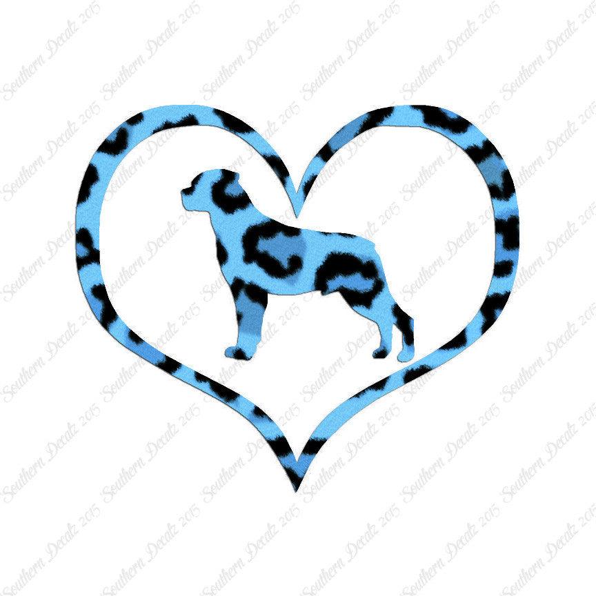Rottweiler Dog Heart Love