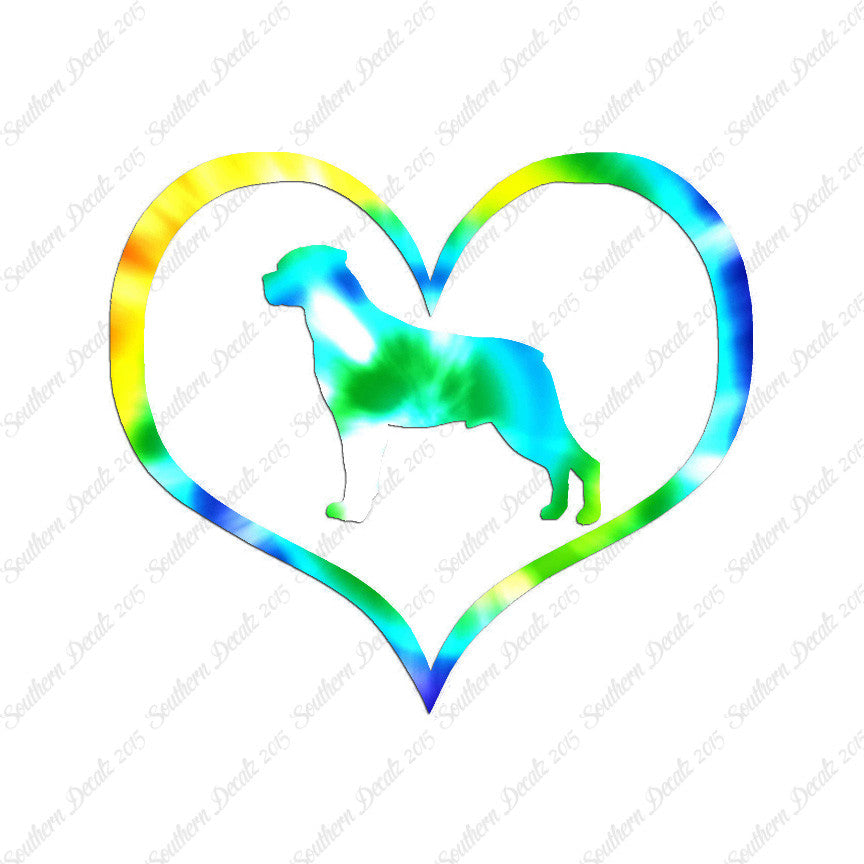 Rottweiler Dog Heart Love