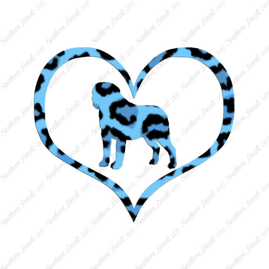 Saint Bernard Dog Heart Love