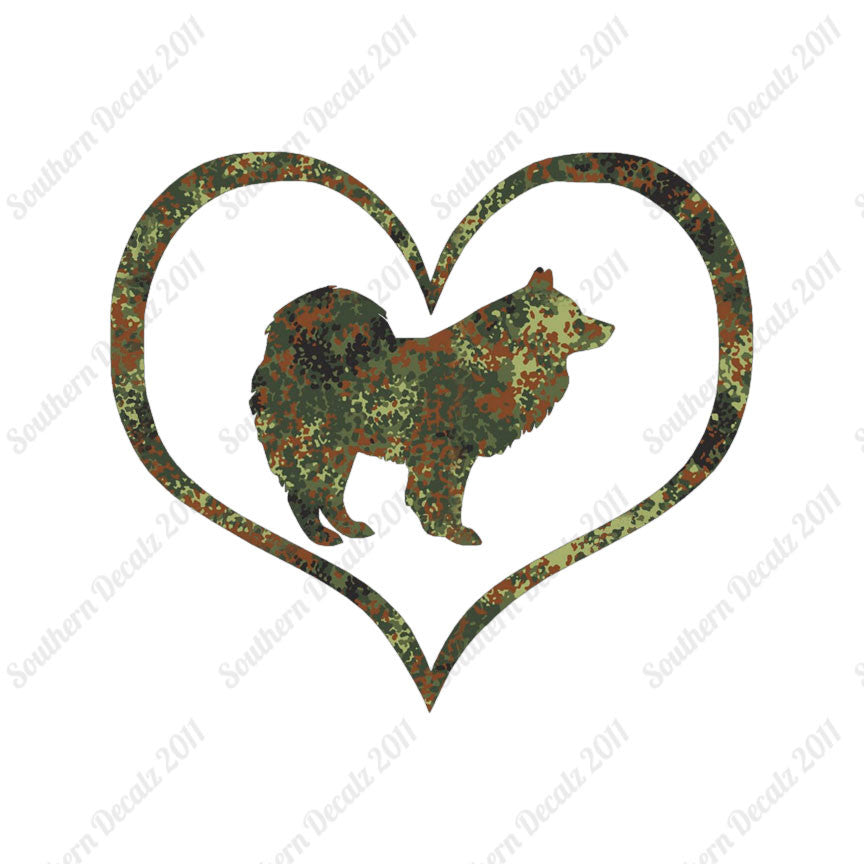 Samoyed Dog Heart Love