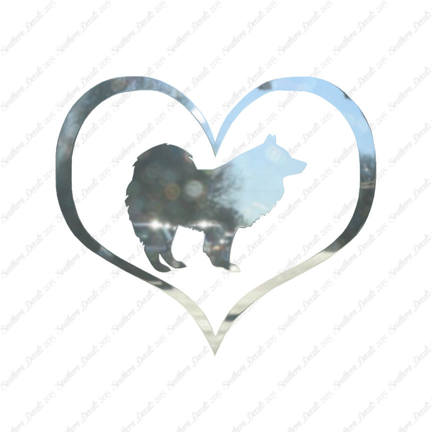 Samoyed Dog Heart Love