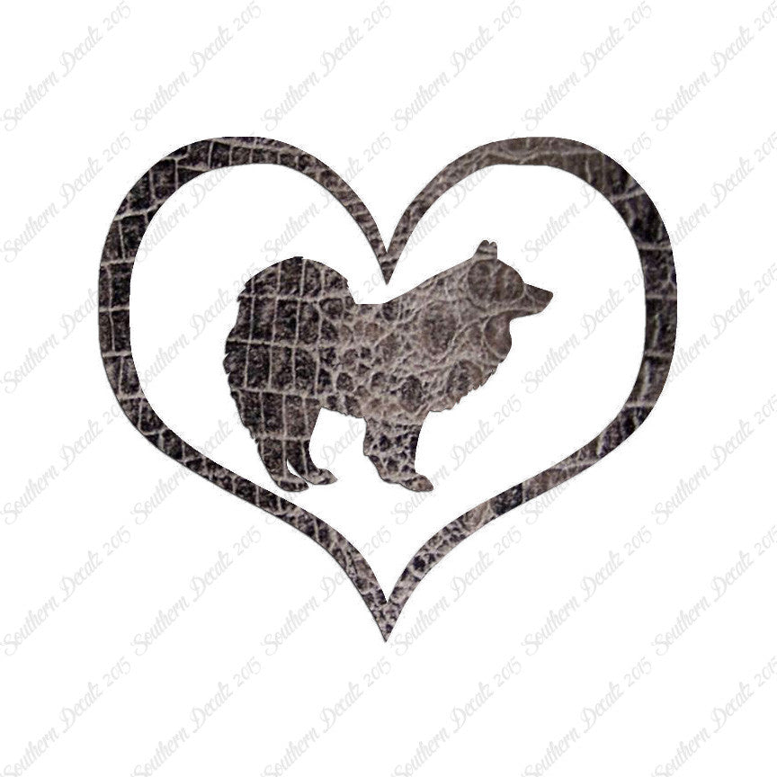 Samoyed Dog Heart Love