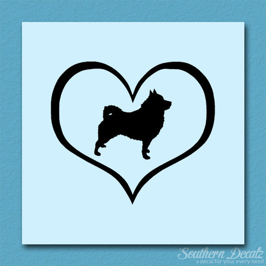 Schipperke Dog Heart Love