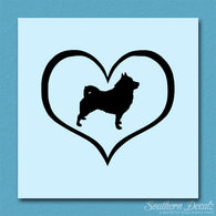 Schipperke Dog Heart Love