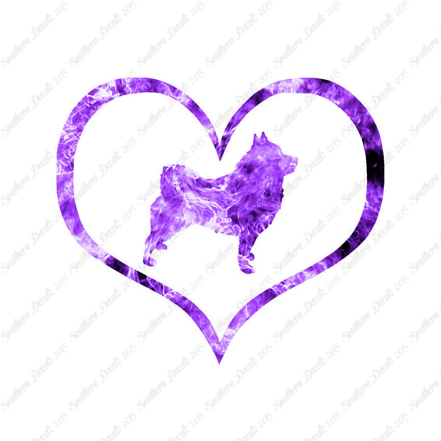 Schipperke Dog Heart Love