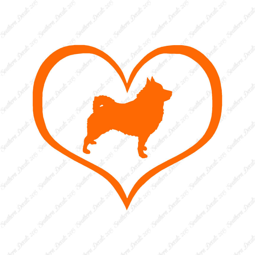 Schipperke Dog Heart Love
