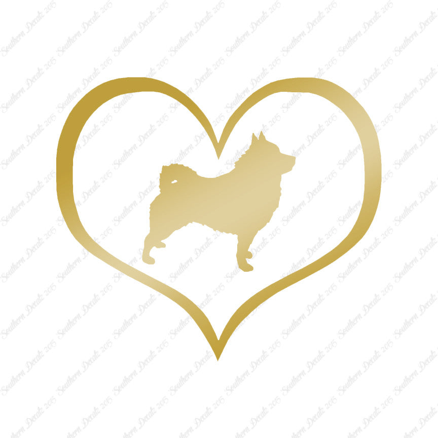 Schipperke Dog Heart Love