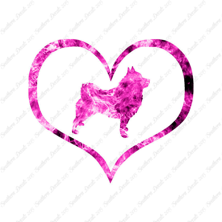 Schipperke Dog Heart Love