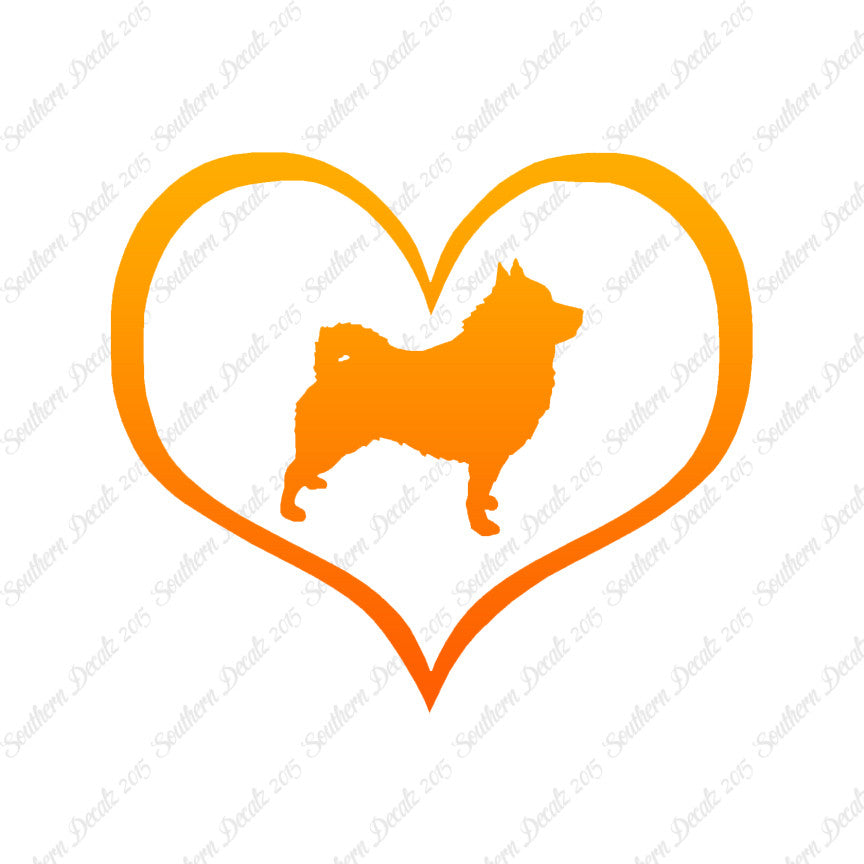 Schipperke Dog Heart Love