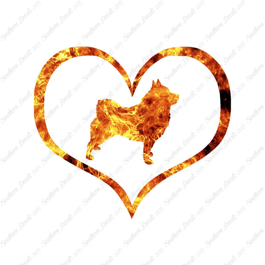 Schipperke Dog Heart Love