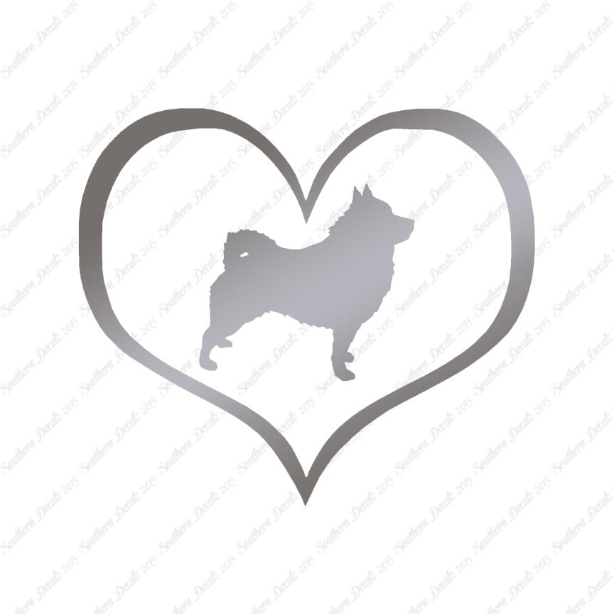 Schipperke Dog Heart Love