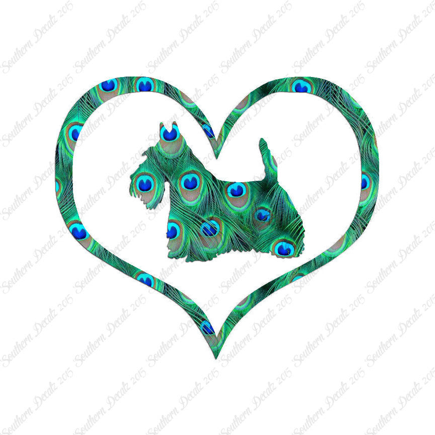 Scottish Terrier Dog Heart Love