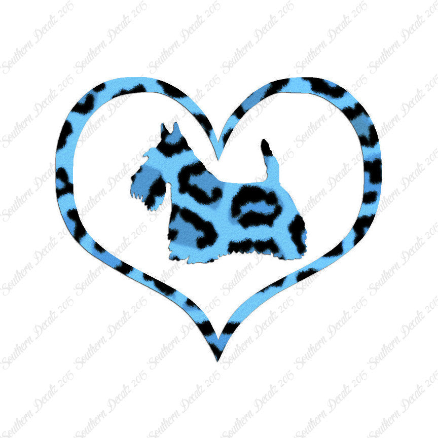 Scottish Terrier Dog Heart Love