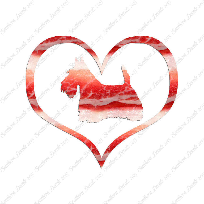 Scottish Terrier Dog Heart Love