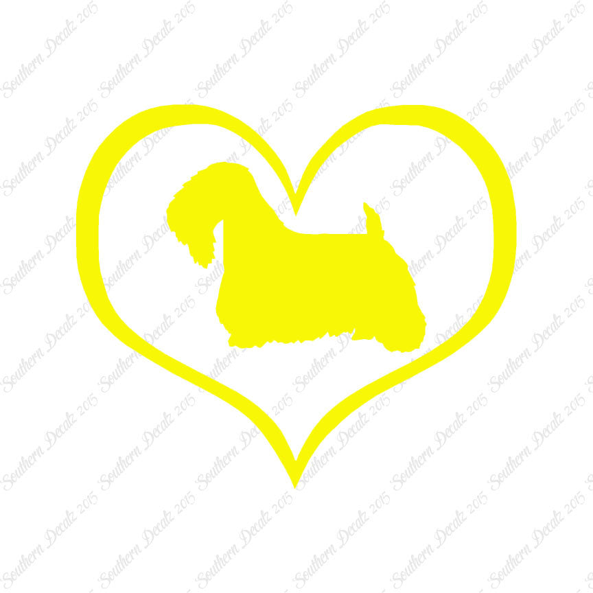 Sealyham Terrier Dog Heart Love