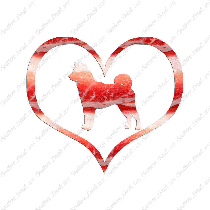Shiba Inu Dog Heart Love