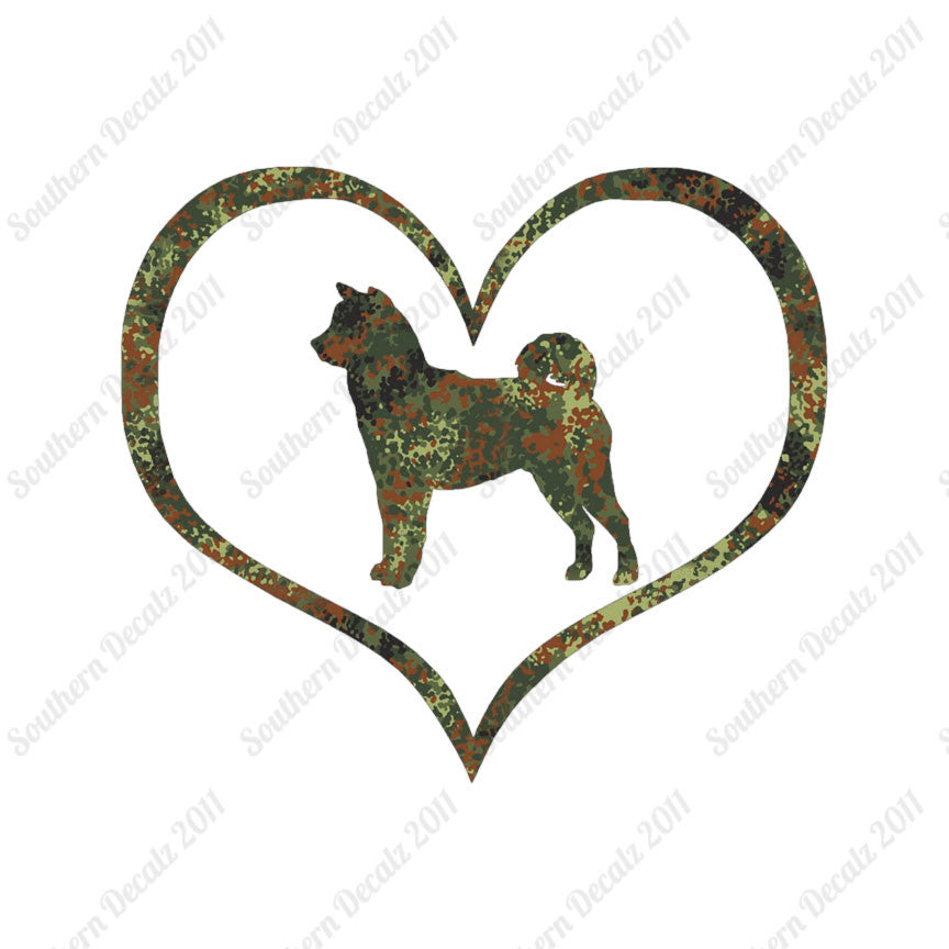 Shiba Inu Dog Heart Love