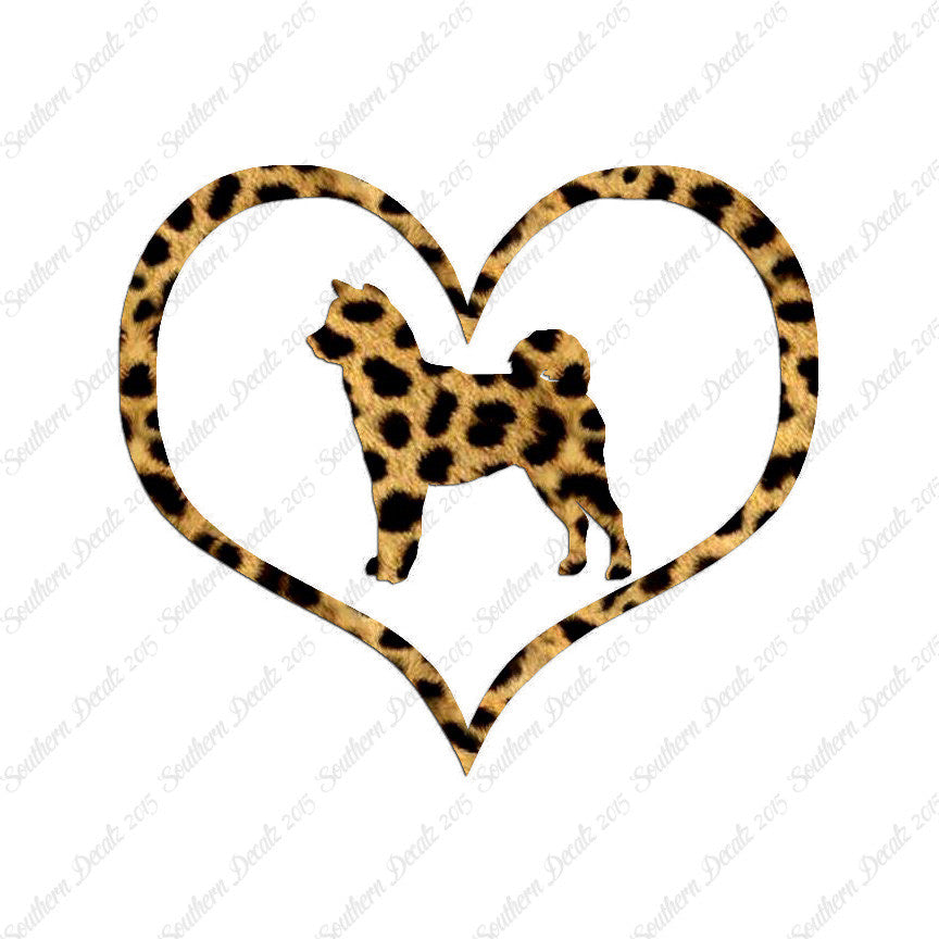 Shiba Inu Dog Heart Love
